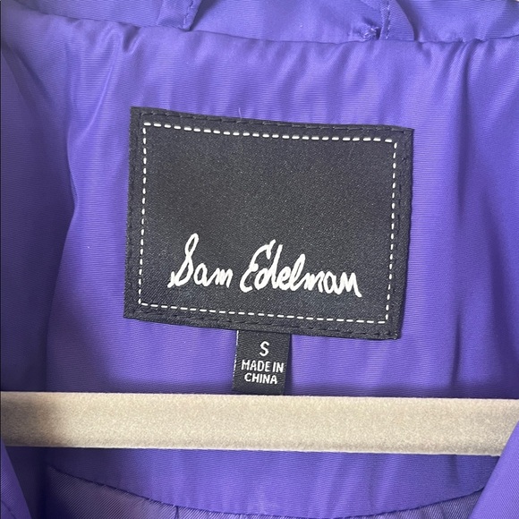 Sam Edelman Purple Trench Coat - Picture 2 of 4